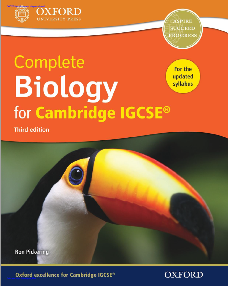 Complete Biology For Cambridge IGCSE - Third Edition Answers - IGCSE ...